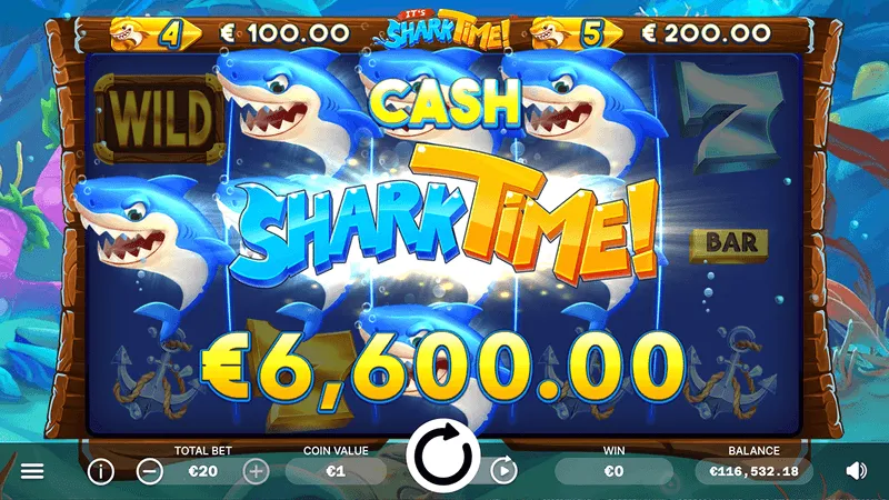 It's shark time - big win