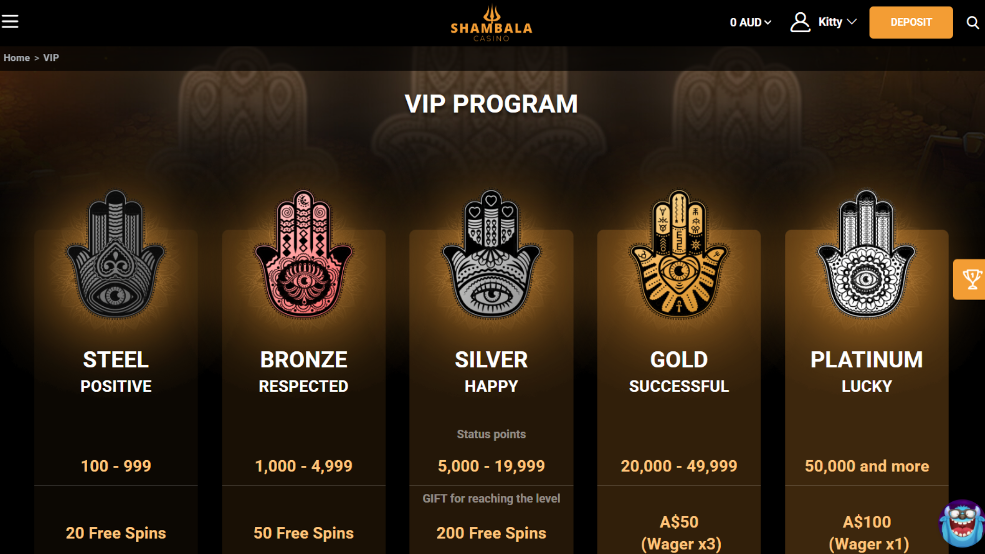 Shambala VIP program