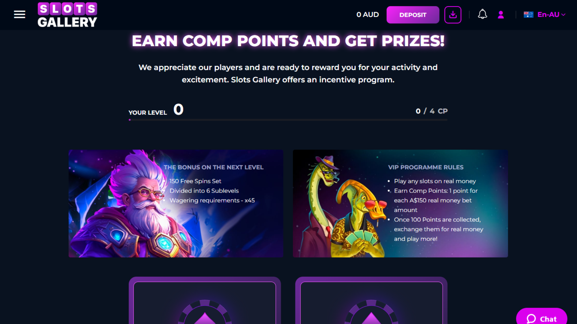 Slots Gallery - VIP program
