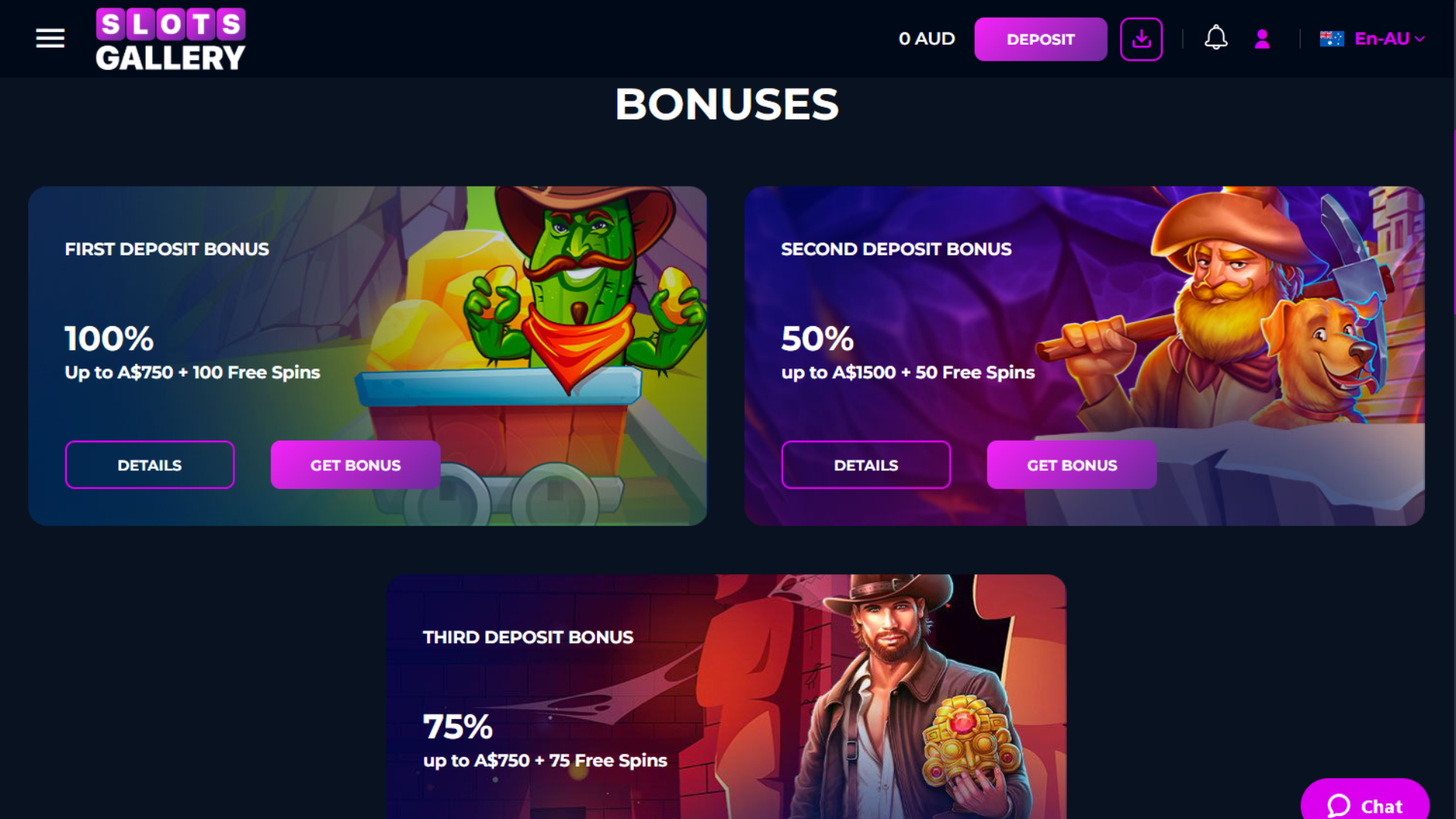 Slots Gallery - bonuses