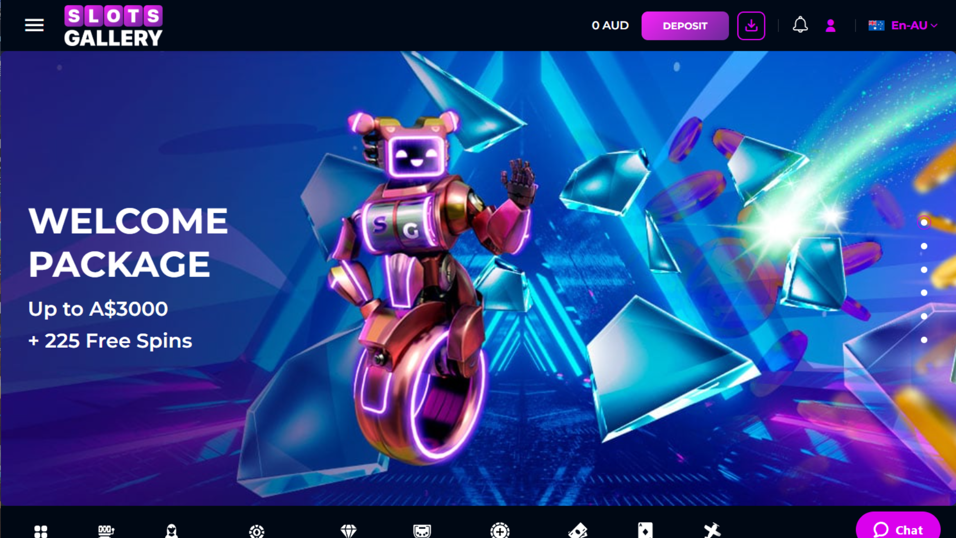 Slots Gallery - homepage