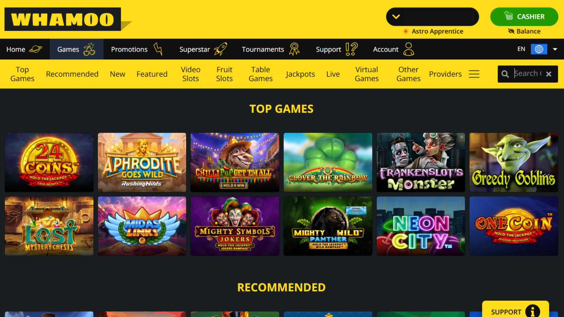 Whamoo games