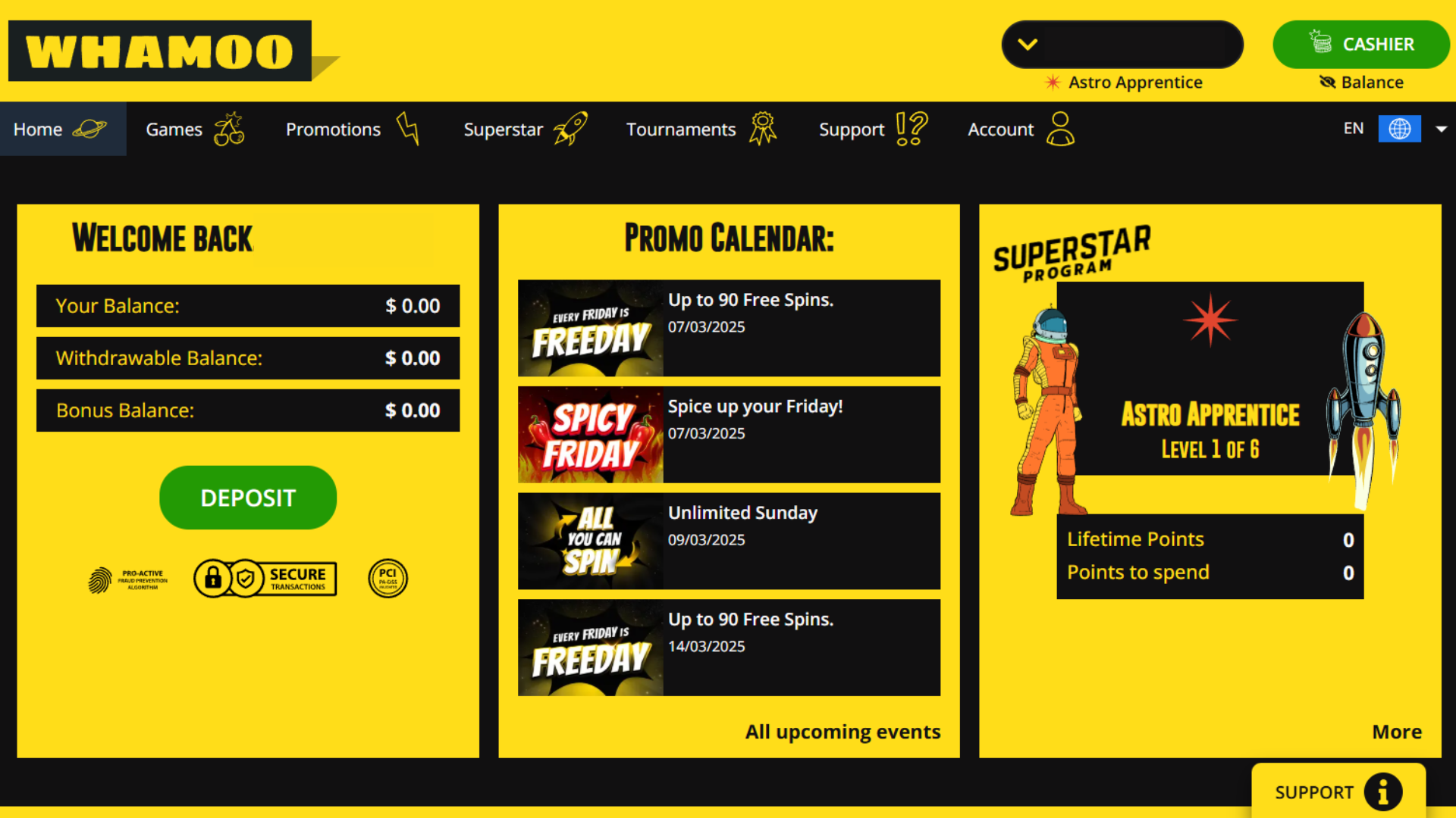 Whamoo homepage