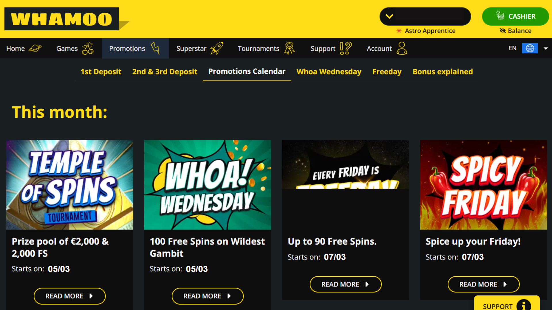 Whamoo promotions