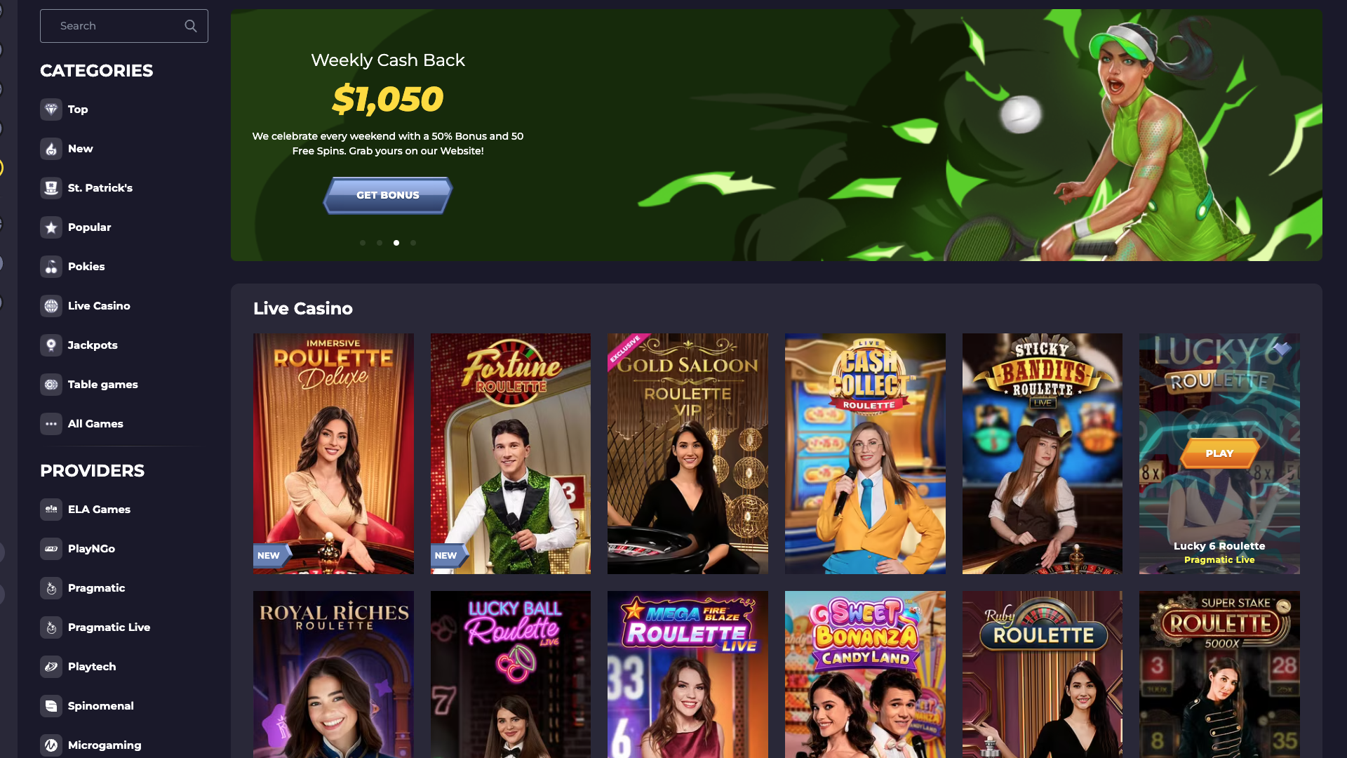 powbet live dealer