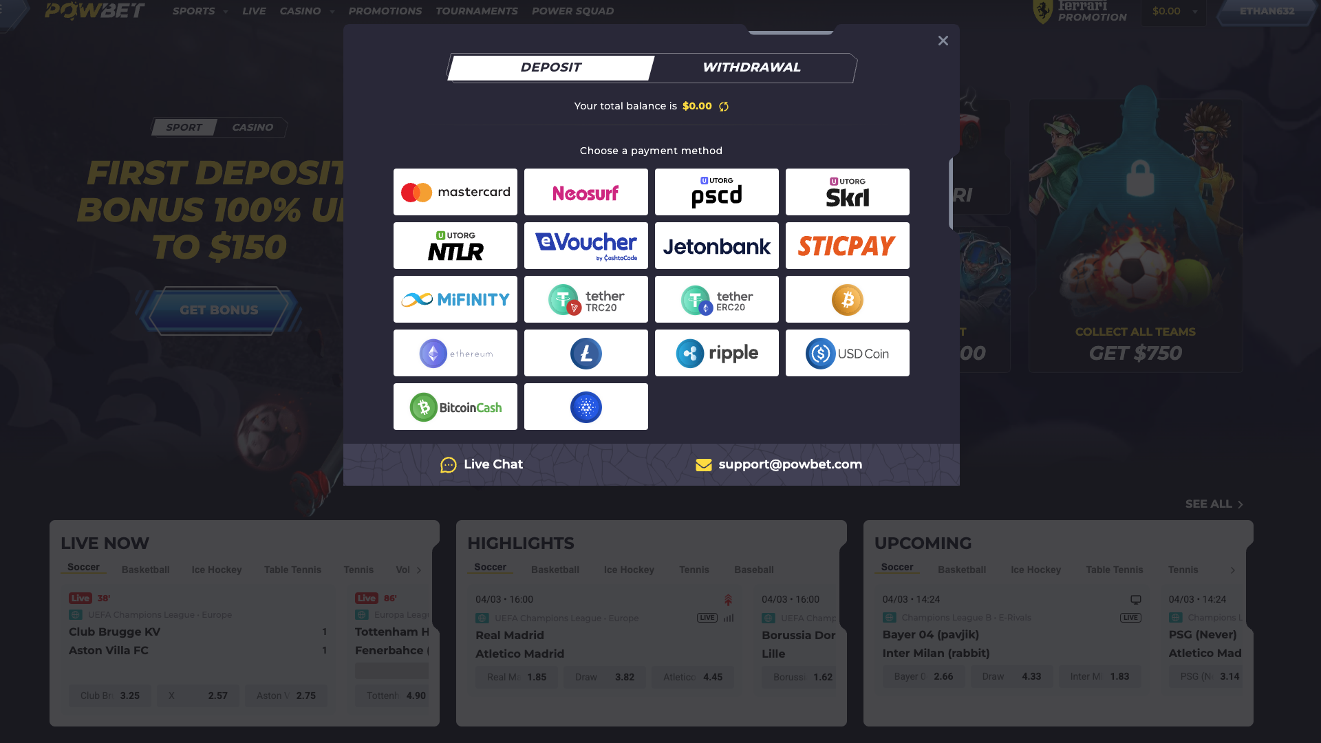 powbet sign up form 6