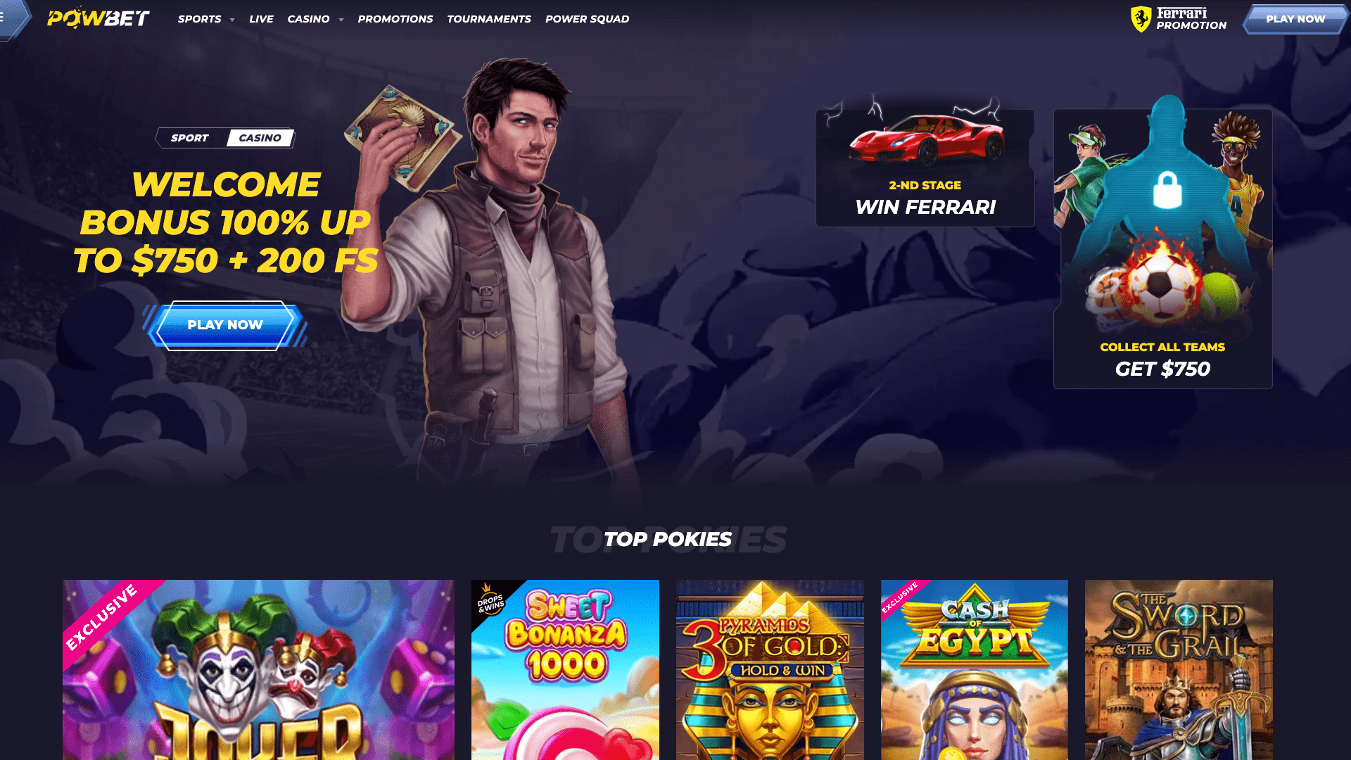 powbet welcome offer