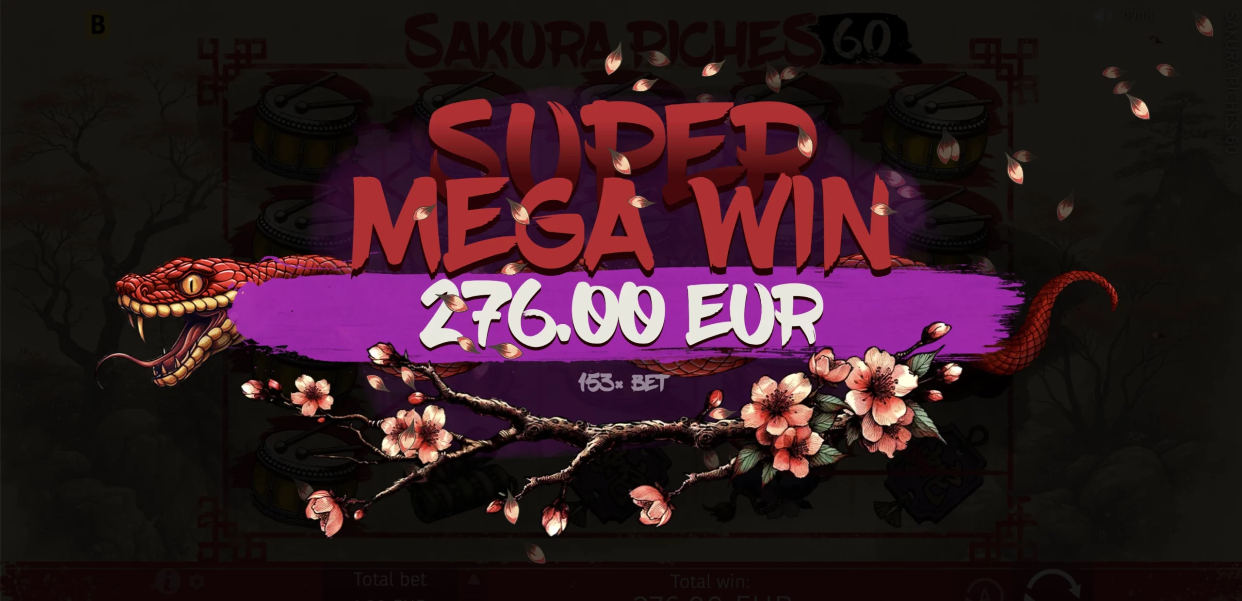 sacura riches mega win