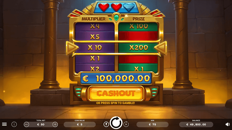scarab wheel_gamble feature
