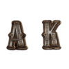 A, K