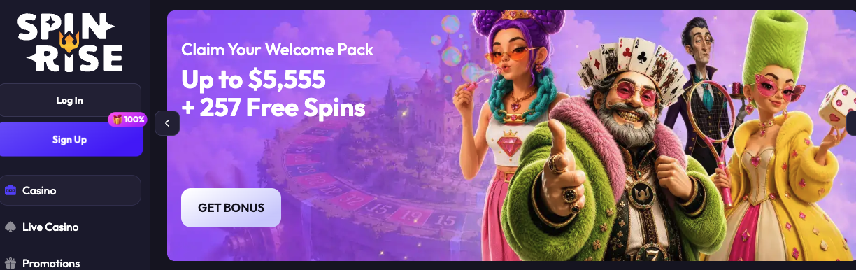 Spinrise Welcome Bonus
