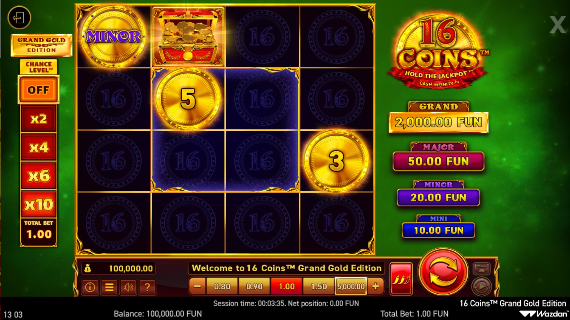 16 Coins Grand Gold - Gameplay 2