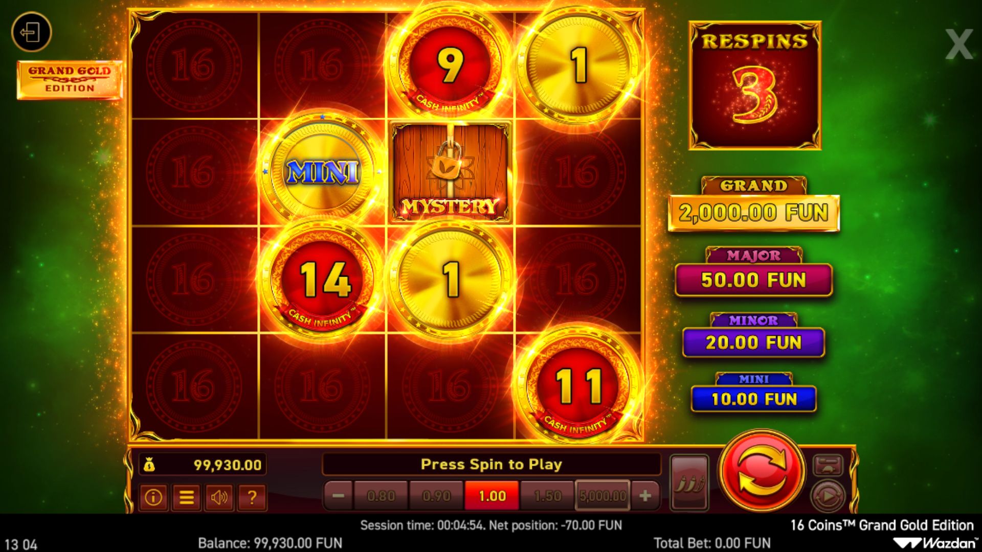 16 Coins Grand Gold - Gameplay 5