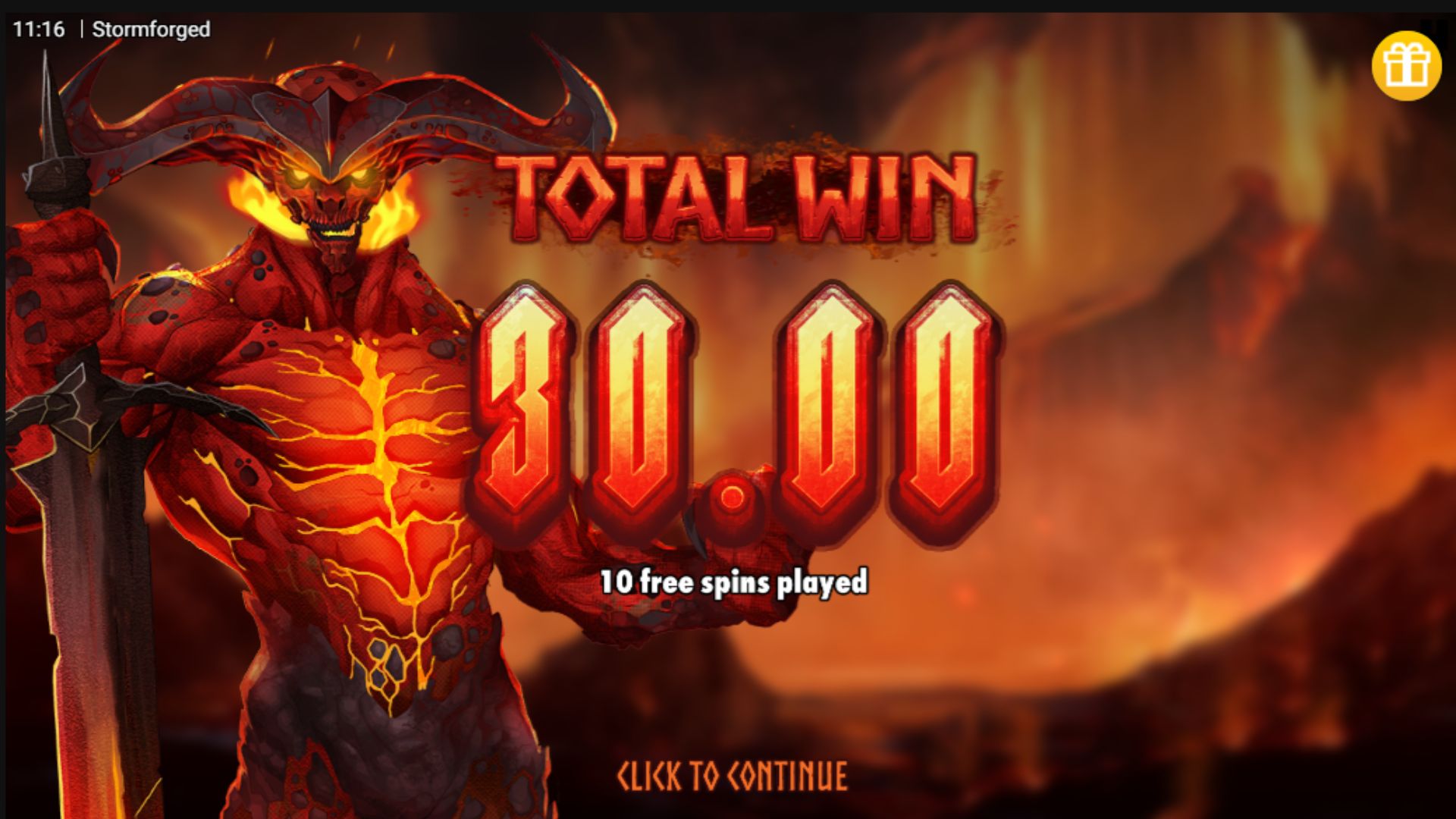 Stormforged - total win