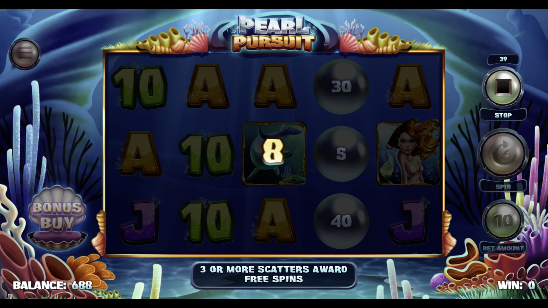 Pearl Pursuit Hold and Win gameplay 6