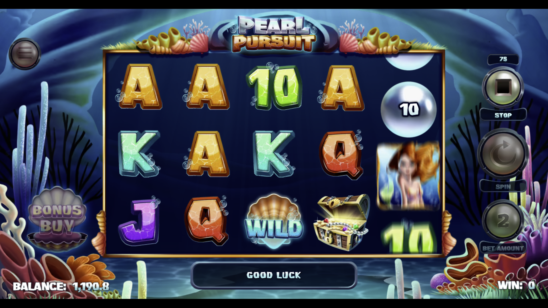 Pearl Pursuit Hold and Win gameplay 3