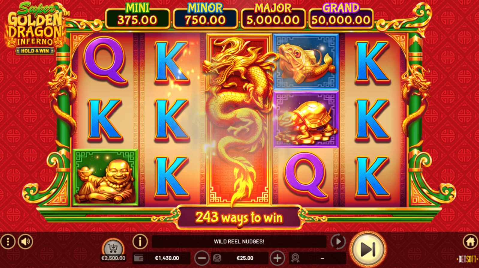 Golden dragon inferno pokie mystery wild