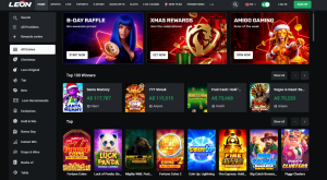 Leon Bet Casino Games Page