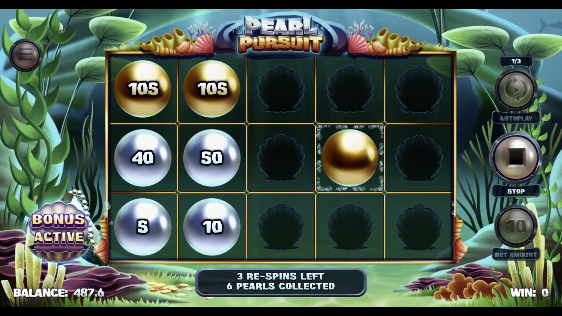 Pearl Pursuit Hold and Win gameplay 9