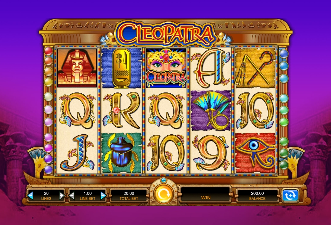 Cleopatra pokie base game