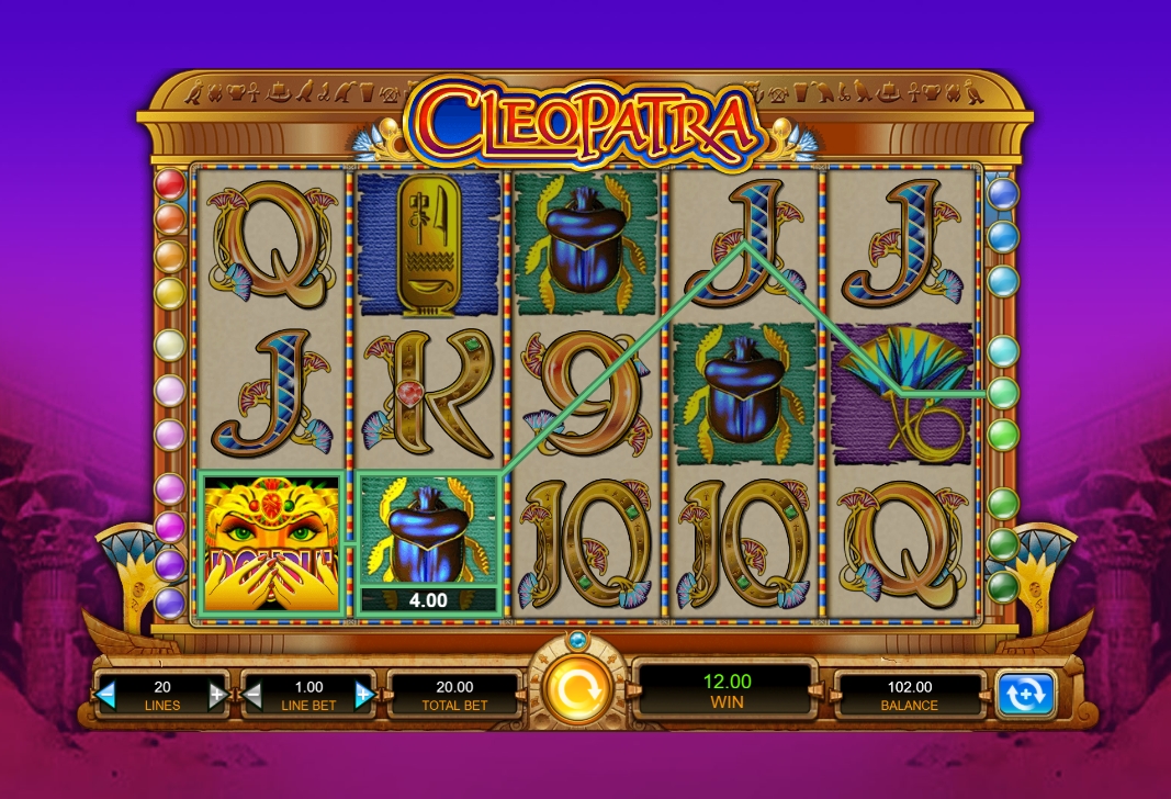 Cleopatra pokie win 2