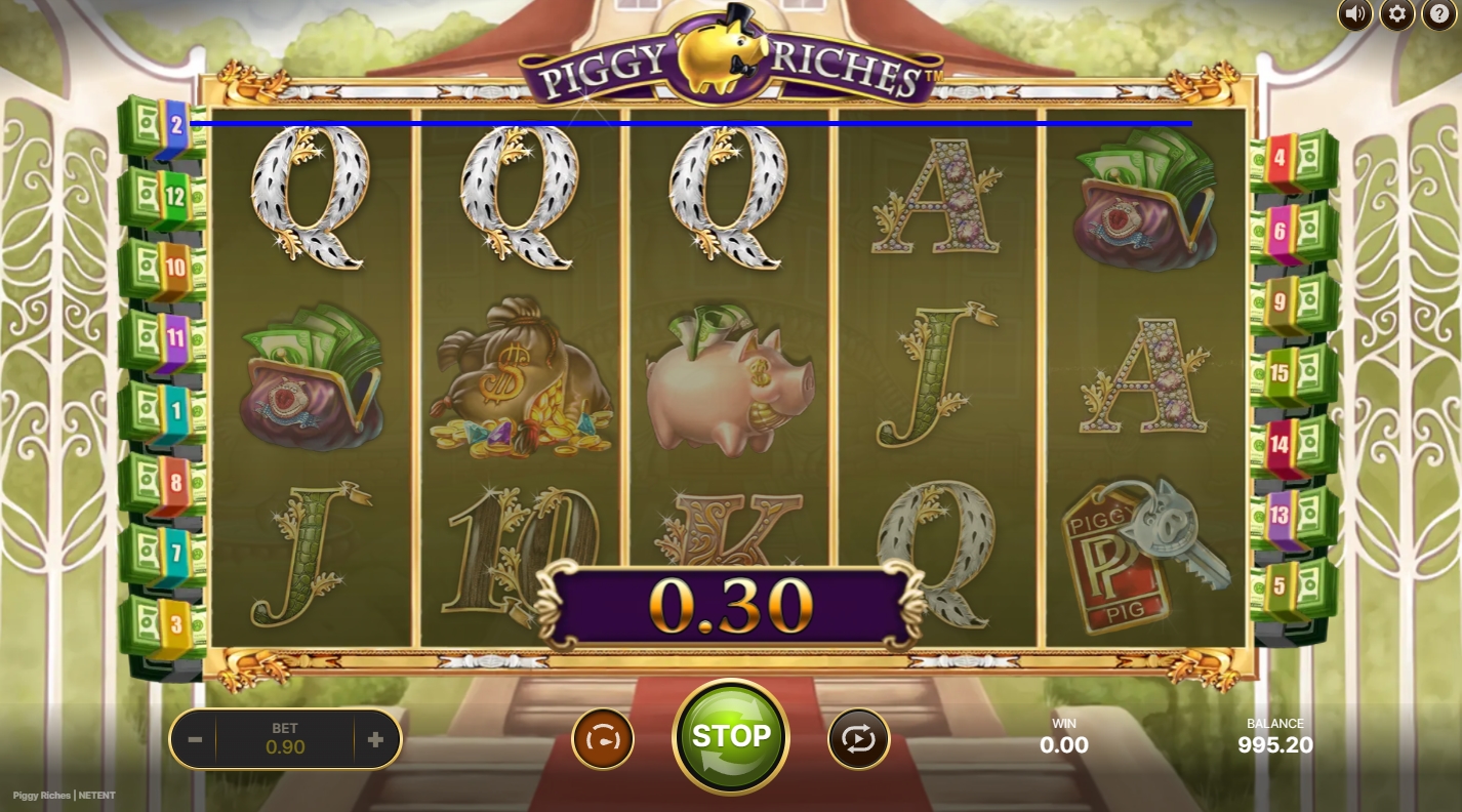 Piggy Riches base game regular win