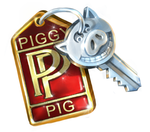 Piggy Riches key symbol