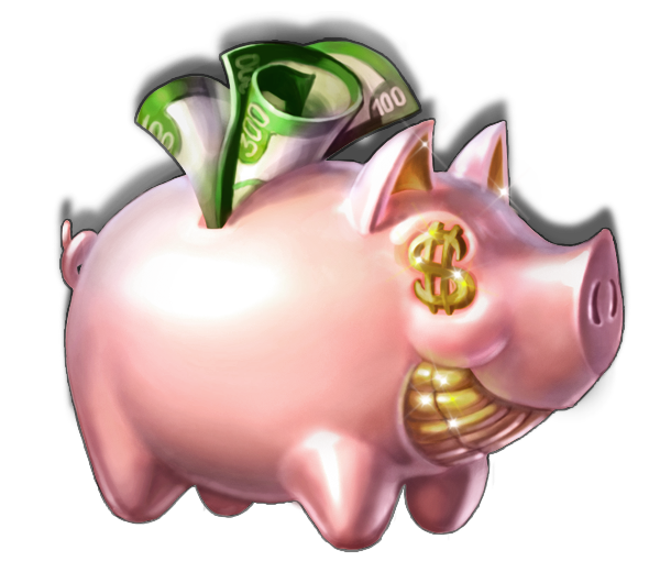 Piggy Riches pig symbol