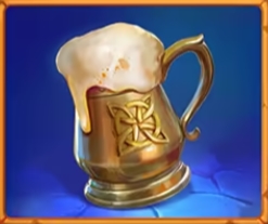 4 Pots Riches Pokie beer symbol