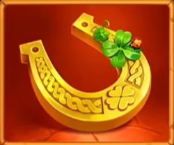 4 Pots Riches Pokie horseshoe symbol