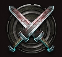 Stormforged Pokie Swords symbol