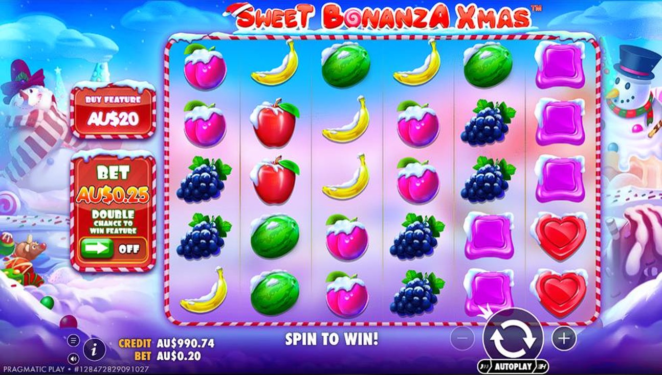 Sweet bonanza Xmas gameplay